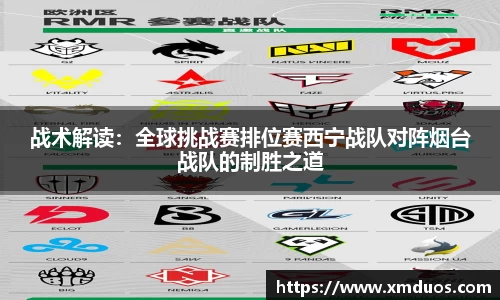 战术解读：全球挑战赛排位赛西宁战队对阵烟台战队的制胜之道